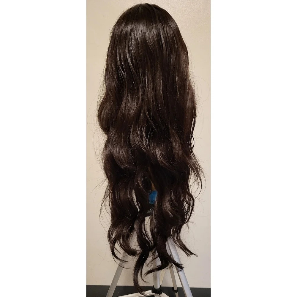 Skin Top Part Wig - Brown/Blonde - Picture 3 of 6